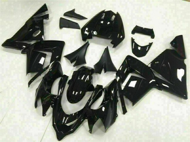 Brillante Negro Carenado Moto Kawasaki ZX10R 03-05 Brillante Negro Carenado Moto Kawasaki ZX10R 03-05