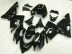 Brillante Negro Carenado Moto Kawasaki ZX10R 03-05 Brillante Negro Carenado Moto Kawasaki ZX10R 03-05