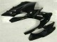 Brillante Negro Carenado Moto Kawasaki ZX10R 03-05 Brillante Negro Carenado Moto Kawasaki ZX10R 03-05