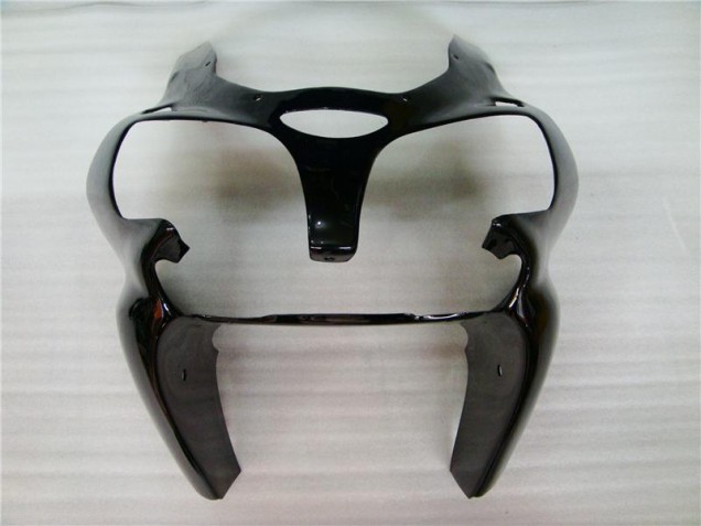 Brillante Negro Carenado Moto Kawasaki ZX6R 00-02 Brillante Negro Carenado Moto Kawasaki ZX6R 00-02