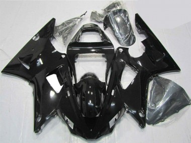 Brillante Negro Carenado Moto Yamaha R1 00-01