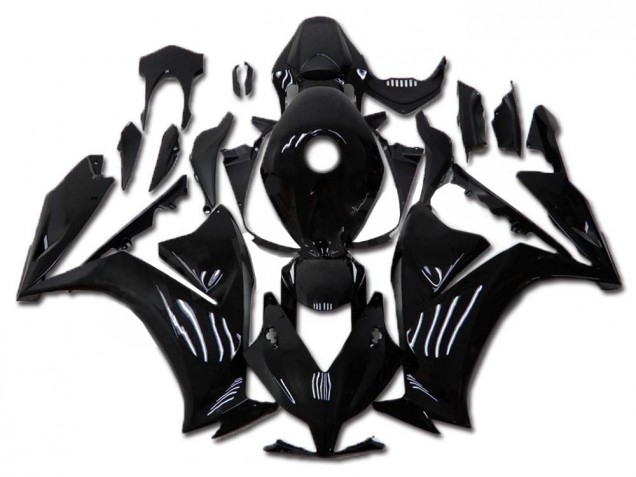 Brillante Negro Carenado & Plástico Moto Honda CBR 1000 RR 12-16
