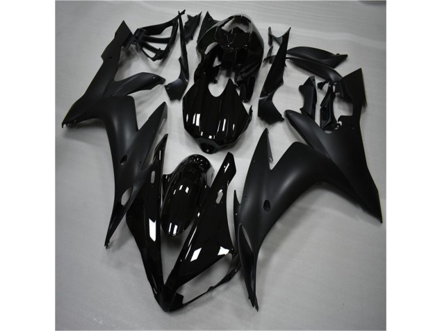 Brillante Negro Mate Carenado Moto Yamaha R1 04-06