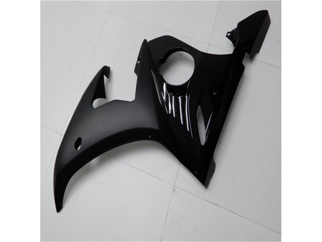 Brillante Negro Mate Carenado Moto Yamaha R6 03-05 Brillante Negro Mate Carenado Moto Yamaha R6 03-05