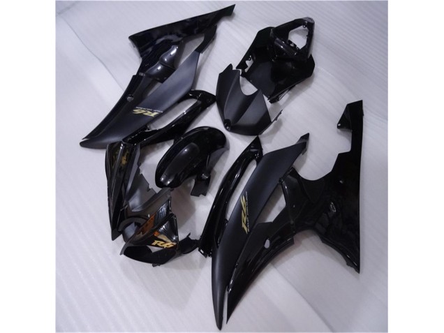 Brillante Negro Mate Carenado Moto Yamaha R6 08-16