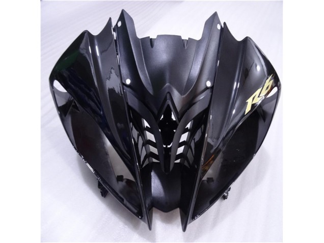 Brillante Negro Mate Carenado Moto Yamaha R6 08-16