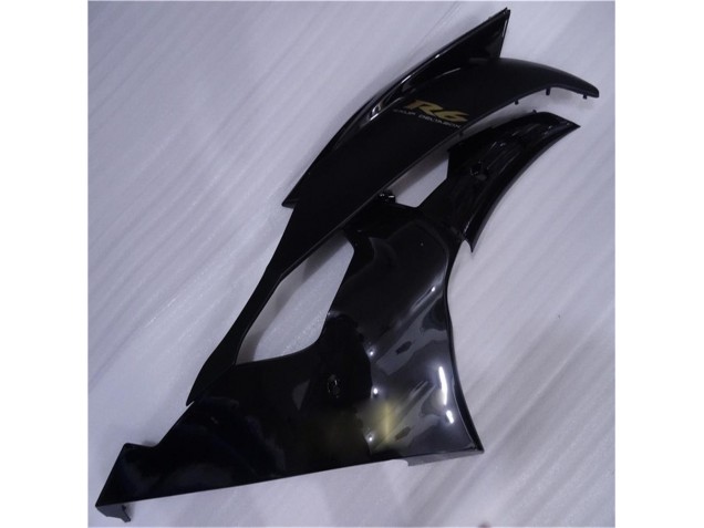 Brillante Negro Mate Carenado Moto Yamaha R6 08-16