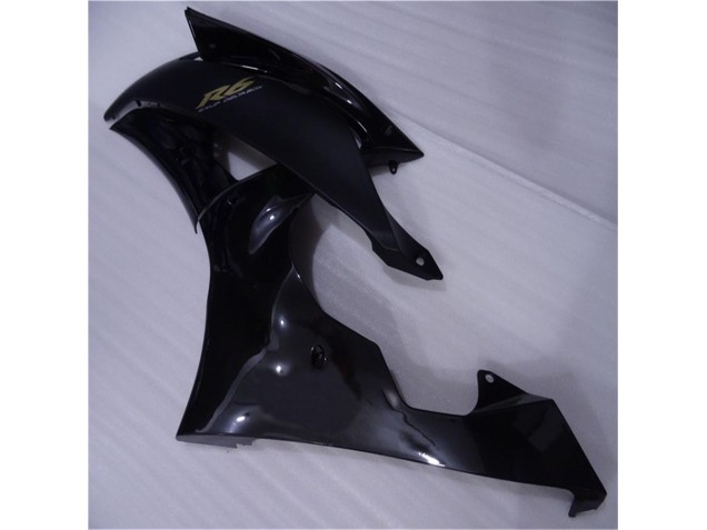 Brillante Negro Mate Carenado Moto Yamaha R6 08-16
