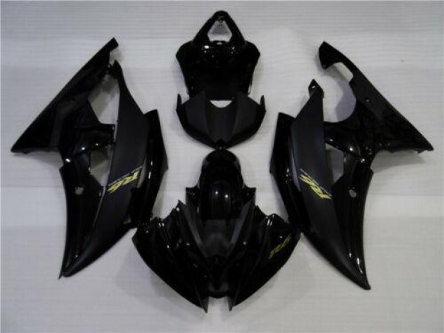 Brillante Negro Mate Carenado Moto Yamaha R6 08-16