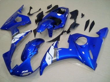 Estilo OEM Azul Carenado Moto Yamaha R6 03-05
