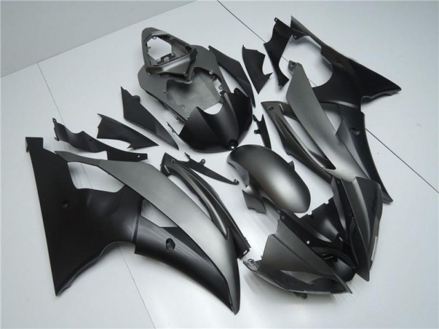Gris Negro Inyección Kit Carenado Moto Yamaha R6 08-16 Gris Negro Inyección Kit Carenado Moto Yamaha R6 08-16