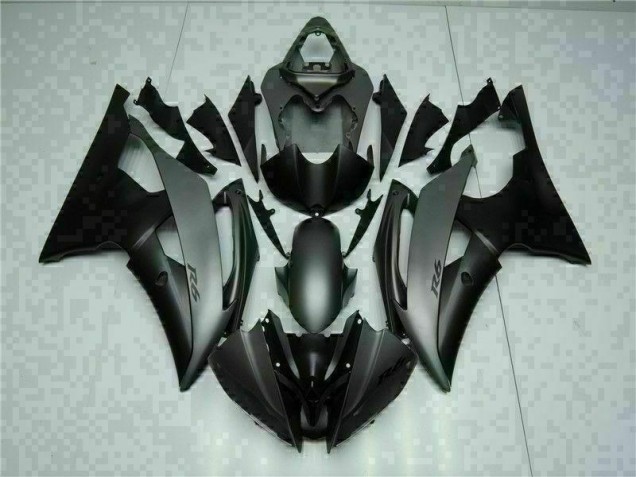 Gris Negro Inyección Kits Carenado Moto Yamaha R6 08-16 Gris Negro Inyección Kits Carenado Moto Yamaha R6 08-16