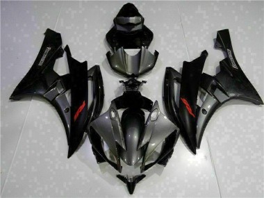 Gris Negro Kits Completo Carenado Moto Yamaha R6 06-07