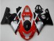 Carenados Moto Suzuki GSXR 600/750 2004-2005 - Rojo Plata Negro Fábrica