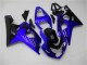 Carenados Moto Suzuki GSXR 600/750 2004-2005 - Azul Negro Brillante Fábrica