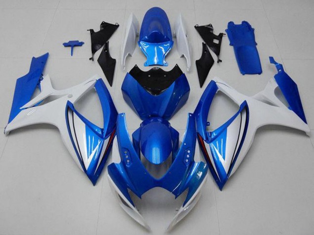 Carenados Moto Suzuki GSXR 600/750 2006-2007 - Blanco Azul Fábrica