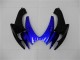 Carenados Moto Suzuki GSXR 600/750 2006-2007 - Azul Negro Brillante Fábrica