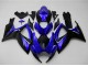 Carenados Moto Suzuki GSXR 600/750 2006-2007 - Azul Negro Brillante Fábrica
