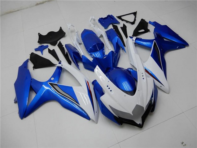 Carenados Moto Suzuki GSXR 600/750 2008-2010 - Blanco Azul Fábrica
