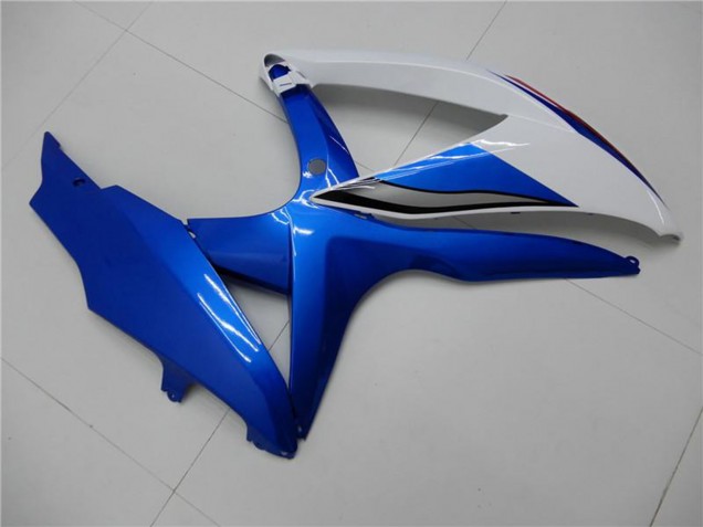 Carenados Moto Suzuki GSXR 600/750 2008-2010 - Blanco Azul Fábrica