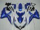 Carenados Moto Suzuki GSXR 600/750 2008-2010 - Blanco Azul Fábrica