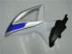 Carenados Moto Suzuki GSXR 600/750 2008-2010 - Plata Blanco Azul Negro Fábrica