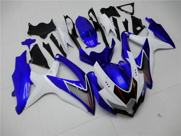 Carenados Moto Suzuki GSXR 600/750 2008-2010 - Blanco Azul Negro Rojo Línea Fábrica
