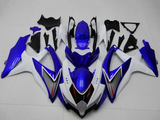 Carenados Moto Suzuki GSXR 600/750 2008-2010 - Blanco Azul Negro Rojo Línea Fábrica