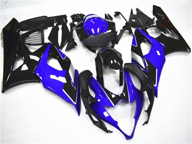 Kits Carenado Moto Suzuki GSXR 1000 2005-2006 - Azul Negro Fábrica