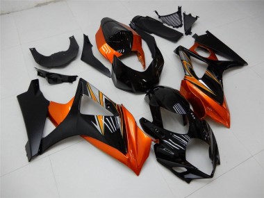 Carenado Moto Suzuki GSXR 1000 2007-2008 - Naranja Negro Fábrica