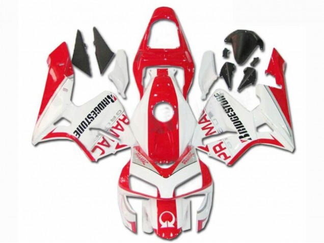 Carenados Moto Honda CBR600RR 2003-2004 - Blanco Rojo Pramac Bridgestone Fábrica