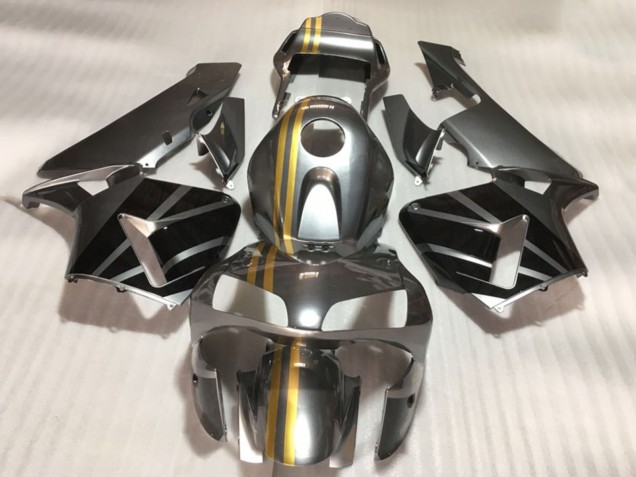 Carenados Moto Honda CBR600RR 2003-2004 - Plata Oro Negro Brillante Fábrica