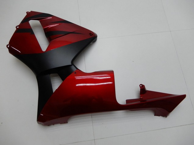 Carenados Moto Honda CBR600RR 2003-2004 - Rojo Negro Mate Raya Fábrica
