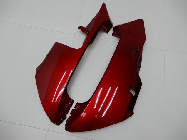 Carenados Moto Honda CBR600RR 2003-2004 - Rojo Negro Mate Raya Fábrica