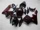 Kits Carenado Moto Honda CBR600RR 2005-2006 - Negro Brillante Rojo Llama Fábrica
