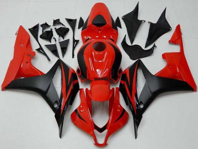 Carenado Moto Honda CBR600RR 2007-2008 - Rojo Negro Mate Fábrica