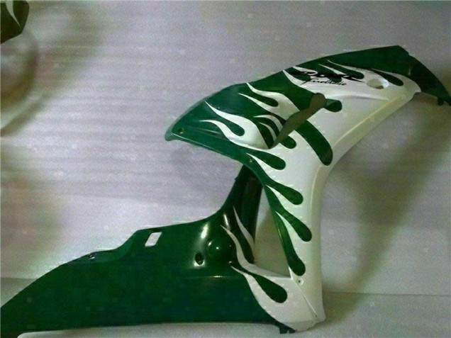 Carenados Moto Honda CBR1000RR 2006-2007 - Blanco Verde Llama Fábrica