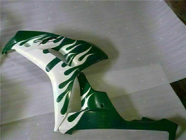 Carenados Moto Honda CBR1000RR 2006-2007 - Blanco Verde Llama Fábrica