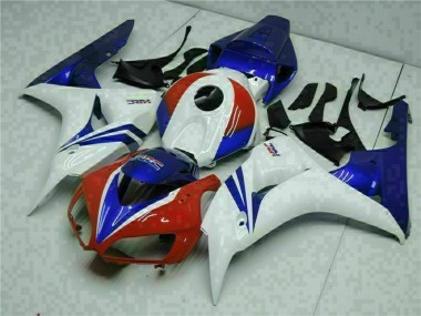 Kits Carenado Moto Honda CBR1000RR 2006-2007 - Blanco Rojo Azul HRC Fábrica