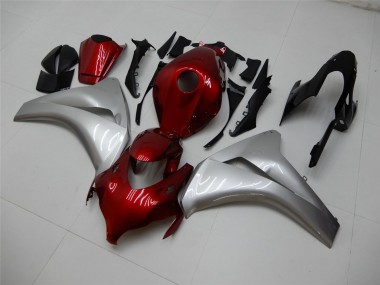 Carenados Moto Honda CBR1000RR 2008-2011 - Plata Rojo Granate Fábrica