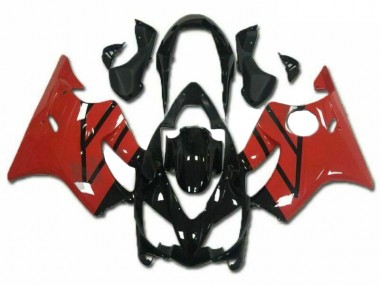 Kits Carenados Moto Honda CBR600 F4i 2004-2007 - Rojo Negro Brillante Fábrica