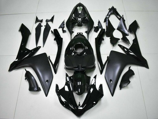 Carenados Moto Yamaha YZF R1 2007-2008 - Negro Brillante Negro Mate Fábrica