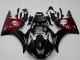 Kits Carenado Moto Yamaha YZF R6 2003-2004 - Negro Brillante Rojo Fábrica