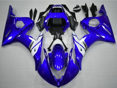 Carenados Moto Yamaha YZF R6 2003-2004 - Azul Blanco Fábrica
