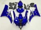 Carenados Moto Yamaha YZF R6 2006-2007 - Azul Blanco Negro Fábrica