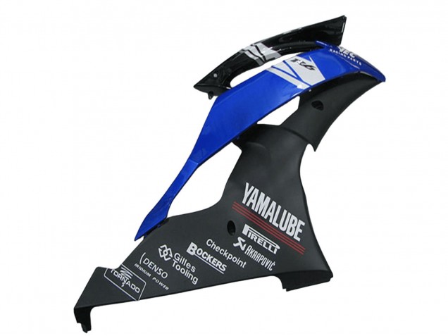 Carenados Moto Yamaha YZF R6 2008-2016 - Blanco Azul Negro Mate Yamalube Fábrica