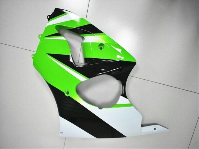 Kits Carenado Moto Kawasaki ZX6R 2000-2002 - Verde Blanco Negro Fábrica