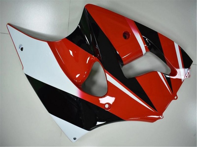 Carenados Moto Kawasaki ZX6R 2000-2002 - Blanco Rojo Negro Brillante Fábrica