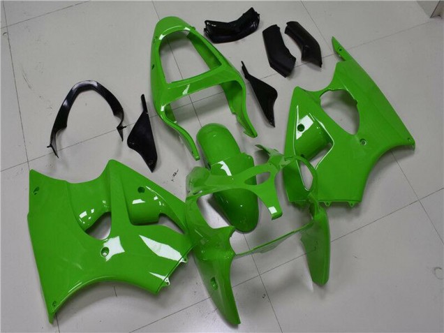Carenados Moto Kawasaki ZX6R 2000-2002 - Verde Negro Fábrica