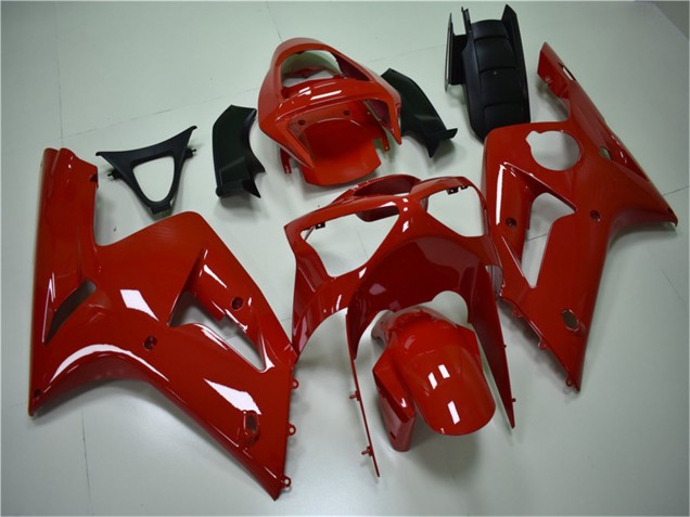 Kits Carenado Moto Kawasaki ZX6R 2003-2004 - Rojo Fábrica